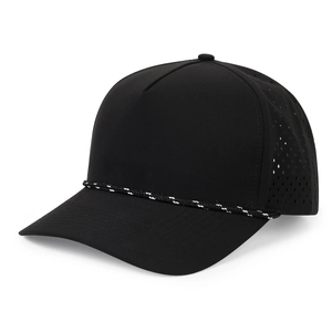Gorra de Camuflaje con Logotipo Personalizado, Gorra de Béisbol Tipo Trucker de Nailon Estructurado Impermeable con Cuerda y Perforaciones Láser - Product Image 5