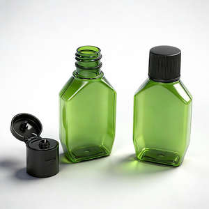 Botella Plana de Plástico PET de 50 ml con Tapa Abatible para Loción, Cuidado de la Piel, Aceite Esencial, Suero, Perfume, Envase Cosmético - Product Image 1