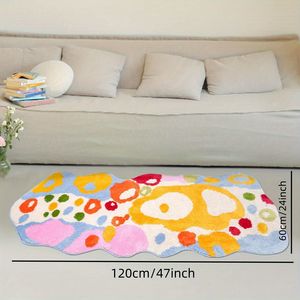 Tappeti Colorati a Tema Cartone Animato per Camere dei Bambini, Super Morbidi, Antiscivolo, con Motivi Floreali, Design Carino e Bello - Product Image 4