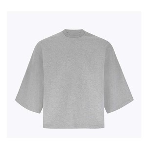 Meilleure vente : T-shirt 100% Coton Écologique, Grammage Lourd 310 GSM, Coupe Oversize à Épaules Tombantes, Col Épais, Effet Vieilli et Délavé à l'Acide, Impression DTG - Product Image 6