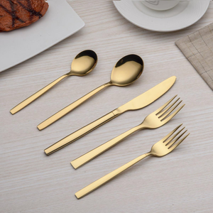Ensemble de couverts en acier inoxydable de haute qualité, finition miroir, cuillère, fourchette, couteau, vaisselle haut de gamme pour hôtel à bas prix - Product Image 3