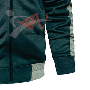 Conjunto Deportivo de Dos Piezas para Hombre, Invierno, Transpirable, Resistente al Viento, Personalizable, de Alta Calidad, Estilo Urbano, Ligero, Color Sólido - Product Image 4