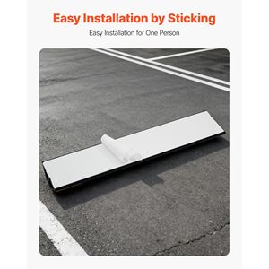 Set di 2 Ferma-Parcheggio Riflettenti in Plastica Resistente da 18 Pollici per Garage e Veicoli - Product Image 5
