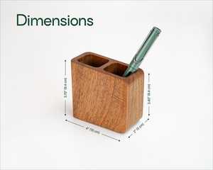 Support en bois pour accessoires de bureau en gros pour les entreprises de fournitures de bureau - Product Image 2