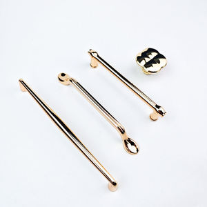 High Quality shinny Brass Exterior pull <b>Door</b> Handle Metal Office School Restaurant Hotel Hospital Pull Handle For & Wedding - Product Image 5