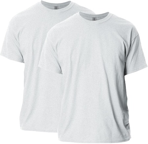 Camiseta de Forro Polar Ecológica de Poliéster/Algodón para Hombre, Venta al Por Mayor, Camisetas Lisas de 220 Gramos, Manga Corta - Product Image 5