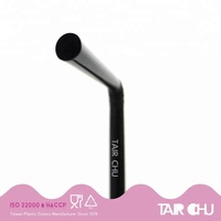 Accessoires de bar artistiques de haute qualité, pailles à boire en plastique coloré PP jetables de 18 cm pour une utilisation à domicile