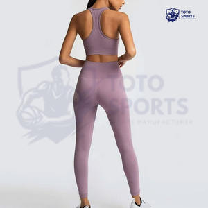 Ensemble de yoga personnalisé pour femme, respirant, léger, tendance, confortable, en tissu doux, performance optimale, meilleur fournisseur, vêtements de course et de fitness - Product Image 5