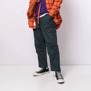 Men's Lightweight Casual Cargo Pants with <b>Elastic</b> <b>Waist</b> Quick Dry & Sustainable 100% Cotton - Product Image 2