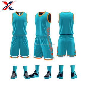Maillot de basket-ball vêtements d'équipe vêtements de sport d'entraînement uniforme de basket-ball unisexe de haute qualité adultes portent ensemble d'uniforme de basket-ball - Product Image 4