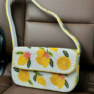 Designer Handcrafted Indian Black <b>Embroidered</b> Embellished With Pearl Beaded Drawstring Purse Potli <b>Bag</b> <b>Clutch</b> Handbags for Gifts - Product Image 1