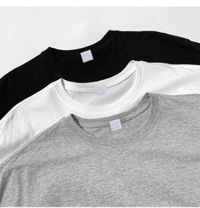 Camiseta Deportiva Ligera para Hombre, Secado Rápido, Transpirable, para Verano, Corte Regular, Cuello Redondo, 100% Algodón, Precio Económico - Product Image 2