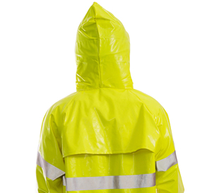 Hi Vis Reflective Safety <b>Jacket</b> with Multiple Pockets Waterproof Protective Clothing for Outdoor <b>Workers</b> - Product Image 3