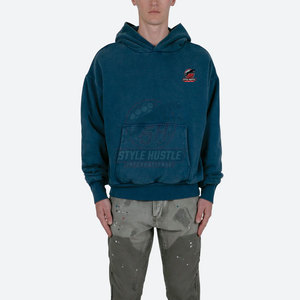 Nueva Llegada, Venta Especial, Sudaderas Básicas para Hombre con Lavado Ácido, Precio Razonable al por Mayor, Sudaderas con Lavado Ácido de Diseño Personalizado para Hombre - Product Image 2