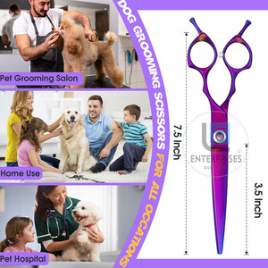 Ciseaux de toilettage pour animaux de compagnie en acier inoxydable de haute qualité à prix avantageux, durables, écologiques, pour chats et chiens - Product Image 4