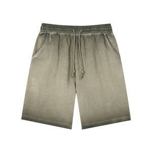 OEM Mens Fleece Sweat <b>Shorts</b> Fleece <b>Shorts</b> Drawcord Waist <b>Shorts</b> Low MOQ Production Service - Product Image 2