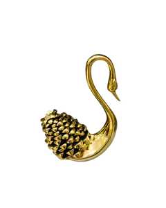 Jaffs Exports Latest Golden Swan Figurine Set Handmade Brass Eco-Friendly Durable Tabletop Decor Contemporary Animal Sculpture - Product Image 2
