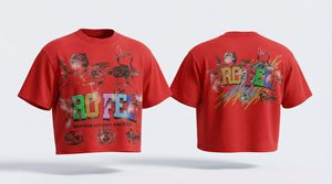 Camiseta de Hombre Moderna y Elegante con Logotipo Personalizado Impreso en Relieve, Transpirable, para Uso Diario en Verano, Estilo Hip Hop, 300 GSM - Product Image 5