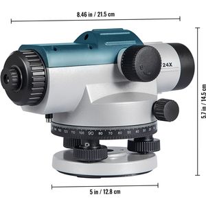 Nivel Óptico Automático de Alta Precisión 24X, Kit de Nivel Óptico Automático para Medición de Altura/Distancia/Ángulo, Instrumento de Alta Precisión - Product Image 4