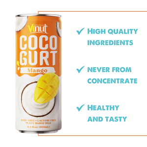 280ml Mango Flavor Cocogurt Drink OEM ODM Private Label <b>Beverage</b> Manufacturer - Product Image 3