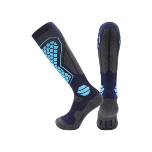 Calcetines de esquí térmicos de invierno para hombre y mujer, de algodón grueso y acolchado, ecológicos, con lazo, para senderismo, camping y jóvenes. - Product Image 4
