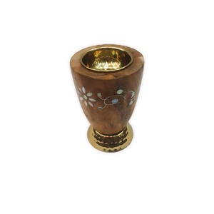 Luxury wooD Mabkhara <b>Oud</b> Burner for Home Decor and Fragrance Decorative Sandalwood Look Resin <b>Bakhoor</b> Burner - Product Image 1
