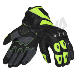 Gants de course moto en cuir PU de haute qualité avec logo personnalisé, gants de protection pour le cyclisme et la conduite à vélo - Product Image 1
