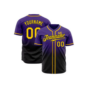 Maillot de baseball professionnel taille adulte, personnalisable, construction flexible avec confort durable - Product Image 1