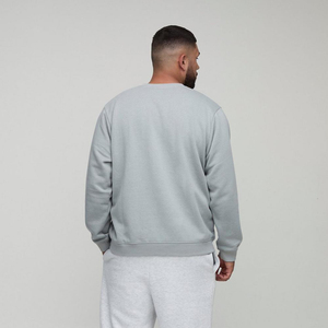 Sudadera Unisex de Cuello Redondo, Corte Regular, Color Gris Claro, Tejido French Terry de Algodón, Estilo Casual de Invierno, Marca Crescent Wear - Product Image 4