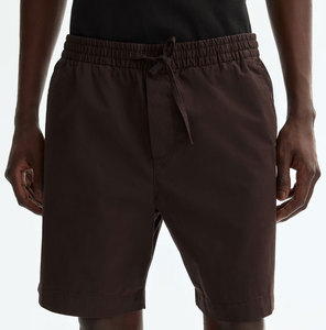 Shorts Bermuda Homme Grande Taille Couleur Unie avec Cordon de Serrage à la Taille et Poches Style Décontracté Taille Mi-Haute Tissu Tissé - Product Image 3
