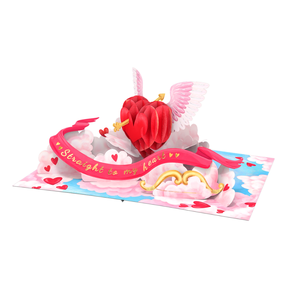 Romantic Love Heart 3D Pop Up Card With <b>Envelope</b> Heart With Love Handmade Greeting cards for Special Occasions - Product Image 4