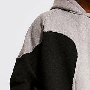 Custom High Quality Acid Wash Thick Distressed <b>Patch</b> Embroidery Tracksuit Street wear 2 Piece Tracksuit Sets - Product Image 6