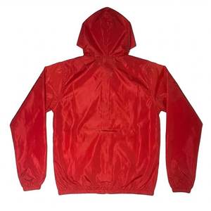 RTS Wholesales Custom Printed Logo Red Plain Men's Nylon <b>Wind</b> <b>Breaker</b> Shorts Sets Breathable Outwear Men Sets Highstreet Hoodies - Product Image 3