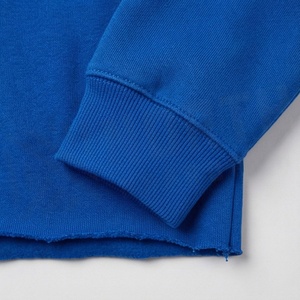 Sweat à capuche oversize en molleton de coton, personnalisable avec logo et couleur, pour filles, respirant, style streetwear - Product Image 6