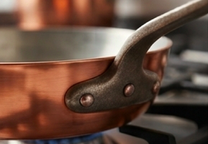 Copper Frying Pan Stainless Steel Lining Durable Minimalist Design Dishwasher Safe For Gas Use And Kitchenware Use - Product Image 3