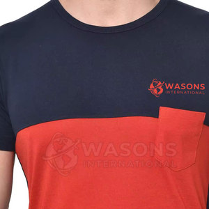 Classic Style Cotton Round Neck T Shirt Smooth Cotton Material Breathable Comfortable <b>Fit</b> For Men - Product Image 4