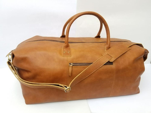 Bolsas de Viaje Plegables Ligeras de Cuero Genuino Hechas en Pakistán, de Alta Calidad para Guardar Ropa - Product Image 3