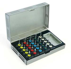 Kit de 25 forets coniques manuels professionnels en acier BBI-347, certifiés CE, pour instruments de pont osseux – Vente chaude - Product Image 5