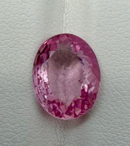 Pierre précieuse naturelle en spinelle, pierre brute, véritable bijou, coupe ovale, pierres précieuses rose Shamim, 8,80x11mm, 3,28 carats, cadeau pour collectionneur - Product Image 5