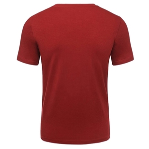 เสื้อยืดคอกว้างแขนสั้นผู้ชาย ผ้าฝ้ายระบายอากาศ น้ำหนัก 220 กรัม รับสกรีนโลโก้ สีพื้น ไซส์ใหญ่ ขายดี - Product Image 6