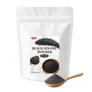 Poudre de sésame noir KEI FU 100g Certifiée HALAL/HACCP/ISO 22000 pour Bubble Tea, Thé au lait et garnitures Durée de conservation de 24 mois - Product Image 1