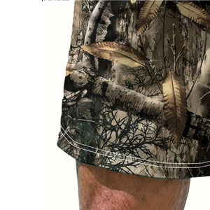 Pantalones Cortos Deportivos para Hombre, Diseño Retro con Estampado de Camuflaje Digital, 100% Poliéster, Resistentes al Viento, con Logotipo Personalizado en la Parte Delantera, Cierre con Cordón, Estilo Casual - Product Image 6