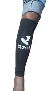 High Quality Custom Logo Soccer Football <b>Leg</b> Sock <b>Sleeves</b> with Bottom Position Print Pattern Sweat Features Technics - Product Image 5