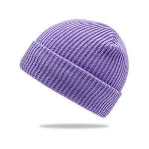 Bonnet de pêcheur en acrylique pour enfants, prix usine, épais et chaud, tricoté, logo personnalisé disponible - Product Image 3