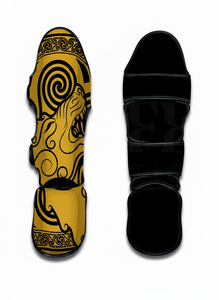 Protège-tibias de Muay Thai et de MMA imprimés sur toute la surface Compeption Stage Fighting pour l'entraînement et le sparring en arts martiaux - Product Image 6