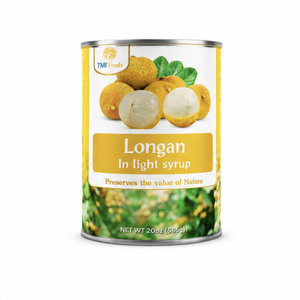 Factory Price Vietnam Manufacturer Supply ISO Certificated Delicious Hot Sale Canned Longan Packed in Various Size Can - Product Image 1