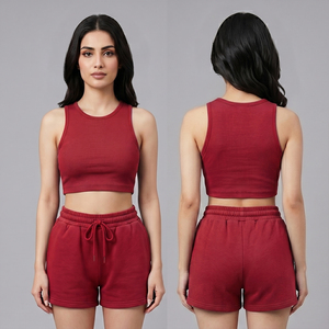 Camiseta Corta de Verano 2024 para Mujer, 100% Algodón, Cuello Redondo, Sin Mangas, Ecológica, Casual, de Secado Rápido y Transpirable - Product Image 5