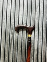 Bastón Plegable de Madera de Palisandro Original, Regalo de Graduación - Bastón Multifuncional de Palisandro de 37 Pulgadas (Aprox.)