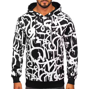 Solid Color Casual Unisex Winter <b>Hoodies</b> Custom Discharge Printing 100% Cotton Terry Fabric Eco-Friendly <b>Lightweight</b> Breathable - Product Image 1