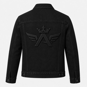 Chaqueta de Mezclilla para Hombre, Chaqueta de Moda Profesional, Diseñada con Tela de Mezclilla Lavada Resistente, Corte Relajado - Product Image 3